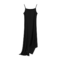 Womens Camisole Dress Loose Oversized Sleeveless Lightweight Tank Dress Homewear Soft Comfy Casual Summer Dress 2024