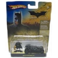 Mattel Hot Wheels 2005 1:64 Scale Batman Begins Black Mini Batmobile and Figure Die Cast Car Gift Set