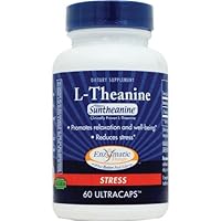 Nature's Way L-Theanine, Stress Support*, Promotes Relaxation*, 200 mg per 2-Capsule Serving, Vegan, 60 Capsules (Packaging May Vary)