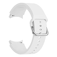 20mm Official Curved End Silicone Band For Galaxy Watch 4 Classic 46 42mm Strap Watch4 44 40mm Replacement Watchband