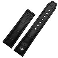 Genuine Leather Watchband For MAURICE LACROIX Watch Strap 20mm 22mm Folding Buckle Leisure Business Cow Leather Bracelet