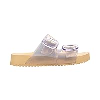 mini melissa Cozy Jelly Slides for Kids - Slip-on Jelly Shoes, Slip On Sandals for Girls, Open Toe Summer Shoes, Adjustable