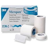Paper Surgical Tape, Standard Roll 2 X 10 Yards Hypoallergenic, 6 ea