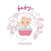Baby's Daily Log Book for Girl - size(8.5