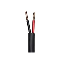 Monoprice Speaker Wire - 12 AWG, 2 Conductor, CMP-Rated, UL Plenum Rated, 100 Percent Pure Bare Copper with Color Coded Conductors, 1000 Feet, Black - Nimbus Series