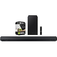 Samsung HW-Q60C/ZA 3.1ch Soundbar and Subwoofer with Dolby Atmos Bundle with 2 YR CPS Enhanced Protection Pack
