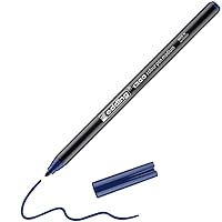 edding 1300 color pen medium - steel blue - 1 pen - round nib 2 mm - felt pen for drawing and writing - felt pen for school, mandalas, bullet journals