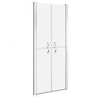 vidaXL ESG Shower Door Frosted 81 x 190 cm