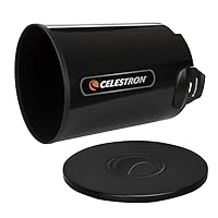 Celestron – Aluminum Telescope Dew Shield with Cover Cap – Fits 8” Schmidt Cassegrain, EdgeHD, and RASA telescopes