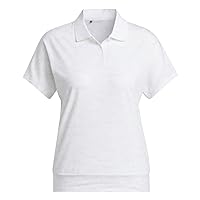adidas Womens Go-to Printed Golf Polo Shirt
