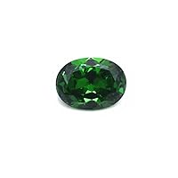 Emerald Oval Cut Gemstone Egg Shape Faceted Emerald Gem Medium Green Emerald ER016