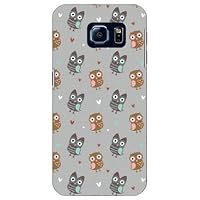 Owl Heart Gray Produced by Color Stage/for Galaxy S6 SC-05G/docomo DSC05G-ABWH-151-MBV2