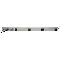 Tripp Lite 4 Wide-Spaced Outlet Bench & Cabinet Power Strip, 24 in. Length, 6ft Cord with 5-15P Plug (PS240406)