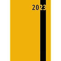 Dagbok 2023 : Dagsplanerare / Personlig dagbok, Gul (365 dagar): Dagstidning | Daglig dagbok | ~ A5-format | 6