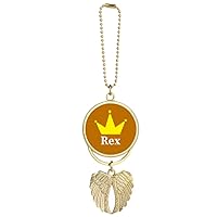 Rex Authority King Commander Kether Car Keychain Angel Wing Pendant