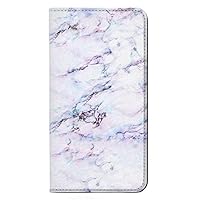 RW3215 Seamless Pink Marble PU Leather Flip Case Cover for Motorola Moto Z2 Play, Z2 Force