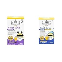 Zarbee's Baby Daytime + Nighttime Bundle Baby Daytime Cough† Syrup + Immune with Honey, Natural Grape Flavor, 2 Fl. Oz Baby Nighttime Cough† Syrup + Immune, Natural Honey Taste