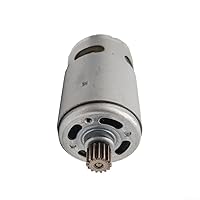 10.8 V / 12 V 15 Teeth Motor Replacement for GSR1080-2-Li GSR1200-2-LI Electric Drill Replacement Parts for Maintenance of Screwdrivers