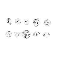 ERINGOGO 1 Pcs Digital Dice Polyhedral Dice School Supplies Entertainment Dice Portable Dice Fashion Doll Clothes Witch Hat Spider Web Multi-Faceted Dice Acrylic Polyhedron Dice Number