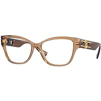 Versace Eyeglasses VE 3347 5436 Brown Transparent