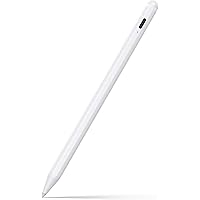 Stylus Pen for iPad 9th&10th Generation-2X Fast Charge Active Pencil Compatible with 2018-2023 Apple iPad Pro11&12.9'', iPad Air 3/4/5,iPad 6-10,iPad Mini 5/6 Gen-White