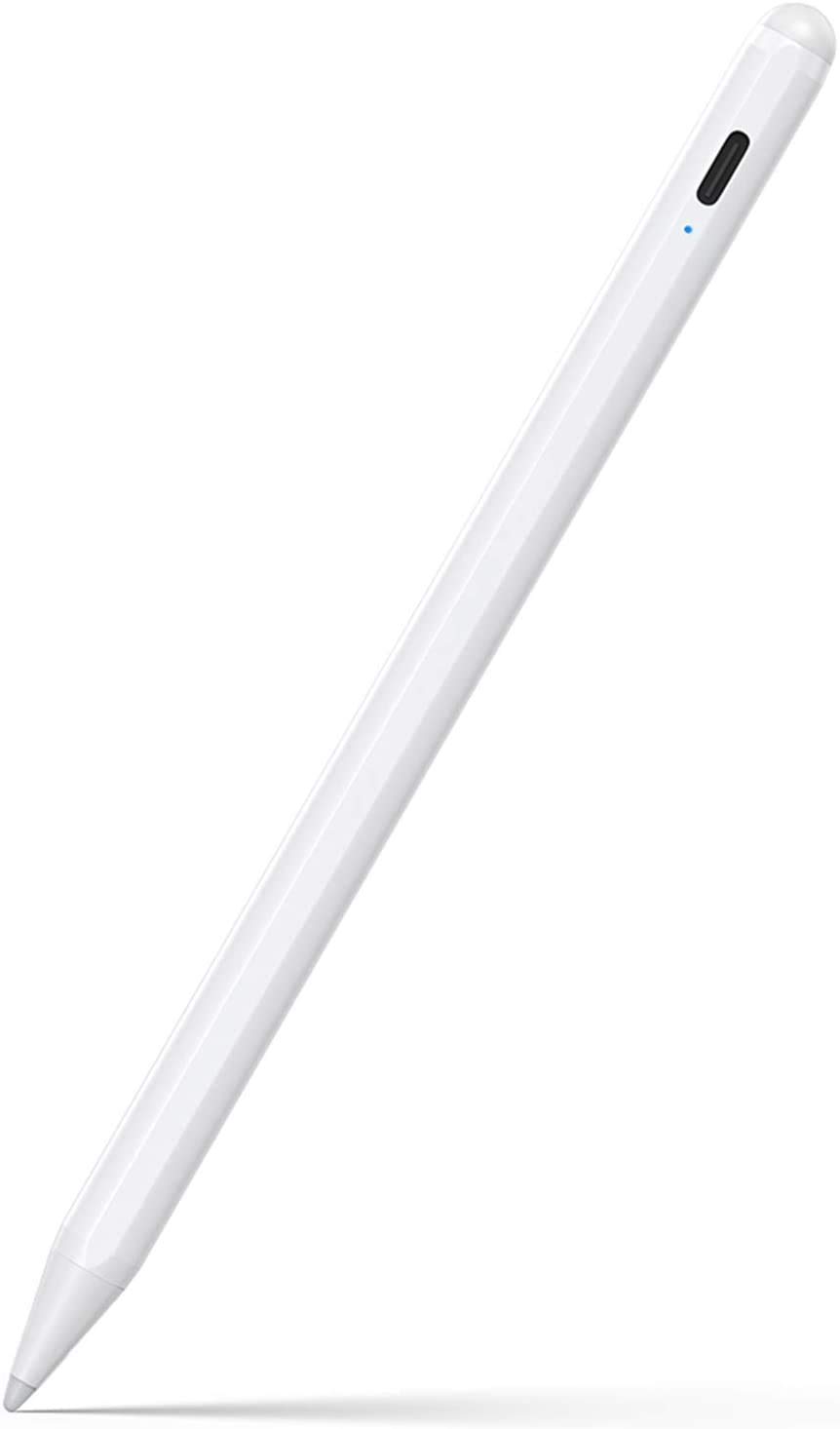 Stylus Pen for iPad 9th&10th Generation-2X Fast Charge Active Pencil Compatible with 2018-2023 Apple iPad Pro11&12.9 inch, iPad Air 3/4/5,iPad 6-10,iPad Mini 5/6 Gen-White