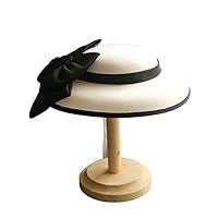Dinner Little Hat Female Black Bow French Style