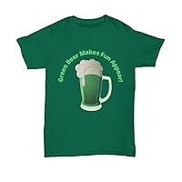 St. Patrick's Day T-Shirt | Green Beer Tee | Men's Saint Paddy's Day Shirts | Green T-Shirt Unisex