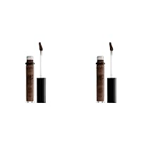 NYX PROFESSIONAL MAKEUP Can't Stop Won't Stop Contour Concealer, 24h Full Coverage Matte Finish - Deep (Pack of 2)