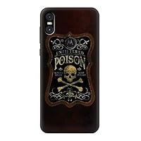 R2649 Unfiltered Poison Vintage Glass Bottle Case Cover for Motorola One (Moto P30 Play)