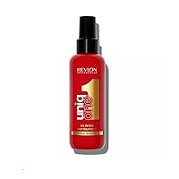 Revlon Professional UNIQONE Hair Treatment, Classic Fragrance, Repair For Damaged Hair, Leave In Conditioner, Vegan Hair Treatment For Shine & Frizz Control (150ml), (Pack of 1)