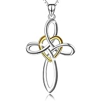 Simple Low-key Cross Pendant Necklace for Women Versatile Accessories for Daily Life Hollow-out Design Fashion Jewelry