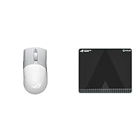 ROG Keris Wireless AimPoint Gaming Mouse, Tri-Mode connectivity, 36000 DPI Sensor & ROG Hone Ace Aim Lab Edition Gaming Mouse Pad, 508 X 420 x 3 mm, Large Size, Soft