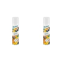 Batiste Dry Shampoo, Tropical Fragrance, Refresh Hair and Absorb Oil Between Washes, Waterless Shampoo for Added Hair Texture and Body, 5.71 oz Dry Shampoo Bottle (Pack of 2)