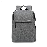 Giftscircle Travel Laptop Anti Theft Bag Multiple Pockets USB Interface Built-In Cable with Fixed Password Lock