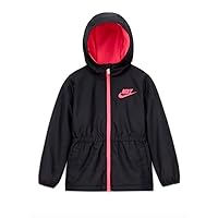 Nike Baby Girl Anorak Jacket (Black, 18 Months)