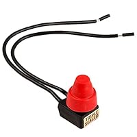 K4 Red Mini Push Button ON/Push-OFF Triple Sealed Switch 12V 10Amp 13-132-R