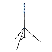Flashpoint 13' Blue Color Coded Pro Air Cushioned Heavy Duty Light Stand for Photography, Lightwight, Portable and Durable Photography Light Stand Tripod is Suitable for Pro Photography
