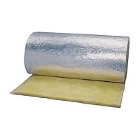 Reflective FRK FOIL Faced Fiberglass Duct Insulation HVAC Pipe Wrap 2