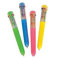 Rhode Island Novelty 6.25 Inch Color Shuttle Pen, One Pen