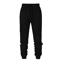 Oversized Hip Straight Leg Joggers Mens Travel Spring Comfort with Pockets Men Elasticated Waist Stretchy