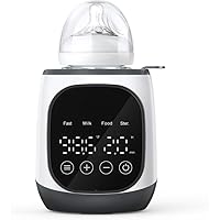 Fast Heating Baby Bottle Warmer - Suitable for Breastmilk & Formula, BPA-Free, LCD Display, Timer and Accurate Temperature Control, Food Jars & Bags