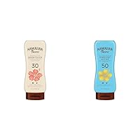 Hawaiian Tropic Sheer Touch Lotion SPF 30 | Broad Spectrum Sunscreen, 8oz & Everyday Active Lotion Sunscreen SPF 50, 8oz | Sunblock, Broad Spectrum & Oxybenzone Free Sunscreen, Water Resistant