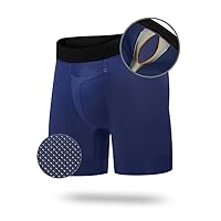 Apex EMF Blocking Underwear for Men, Patented Ball Pouch Design, Silver Anti Radiation Fabric, No Ride Up Legs