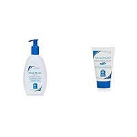 Vanicream Gentle Facial Cleanser 8 oz & Moisturizing Skin Cream for Sensitive Skin 2 oz Bundle