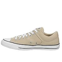 Converse Unisex Chuck Taylor All Star High Street Ox Canvas Sneaker - Lace up Closure Style - Nutty Granola/Black/White