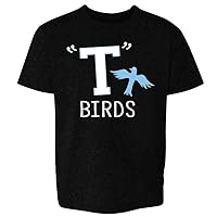 Pop Threads T Birds Tbird Gang Logo Retro 50s 60s Cosplay Youth Kids Girl Boy T-Shirt