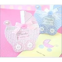 Thanks for Strolling By! Magnetic Baby Place Card Frames (Color=Blue)