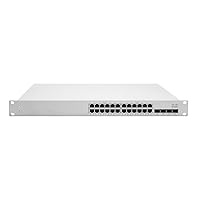 Cisco Meraki MS250-24P Cloud Managed 24x GigE 370W PoE Switch Bundle with 3 Year MS250-24P Enterprise Security and Support Plus an Extra 1 Year (MS250-24P-HW+LIC-MS250-24P-3YR)