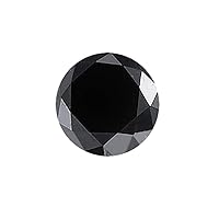 Loose Black Diamond GIA Certified Round Brilliant AAA Quality Available in 1 CT- 4 CT